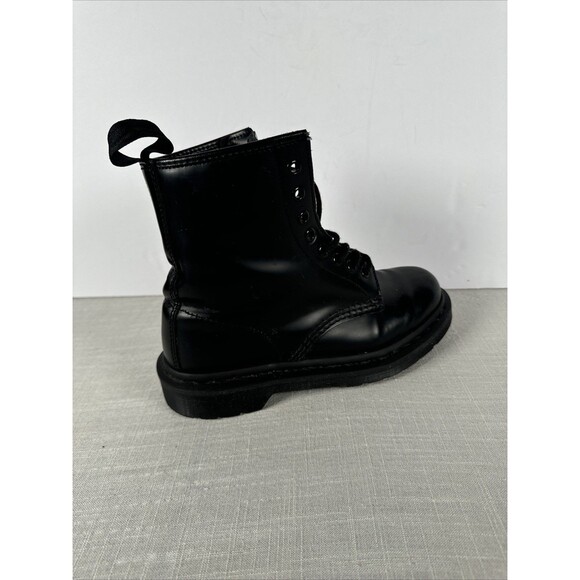 Amputee Shoe RIGHT BOOT Dr. Martens 1460 Mono Black‎ SZ 6 US Men/ 7 US Women - Picture 2 of 13